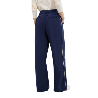 Navy - Back - Ellesse Womens-Ladies Oxford Trousers