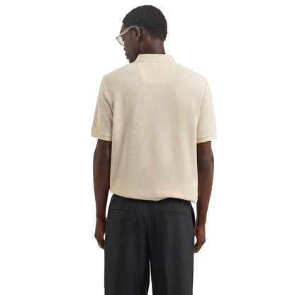 Ivory - Back - Nautica Mens Tandra Polo Shirt