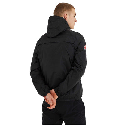 Black - Back - Ellesse Mens Acera Overhead Hooded Jacket