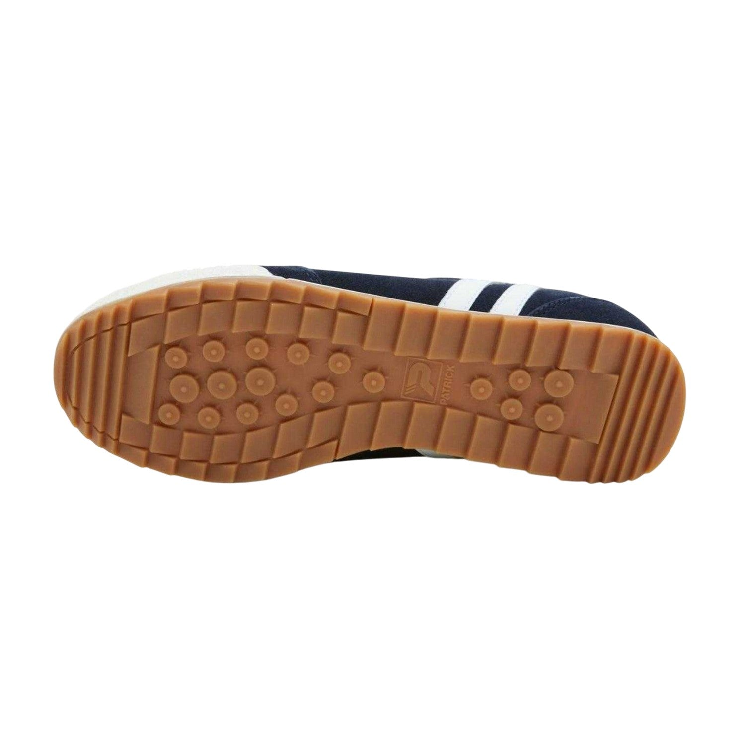 Navy - Side - Patrick Mens Rio Suede Trainers