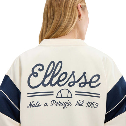 Off White - Side - Ellesse Womens-Ladies Calgary Sweatshirt
