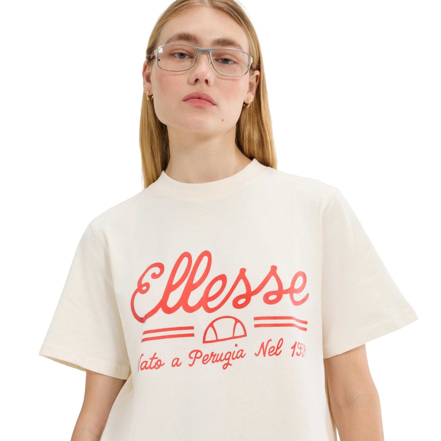 Off White - Side - Ellesse Womens-Ladies L´Anse T-Shirt