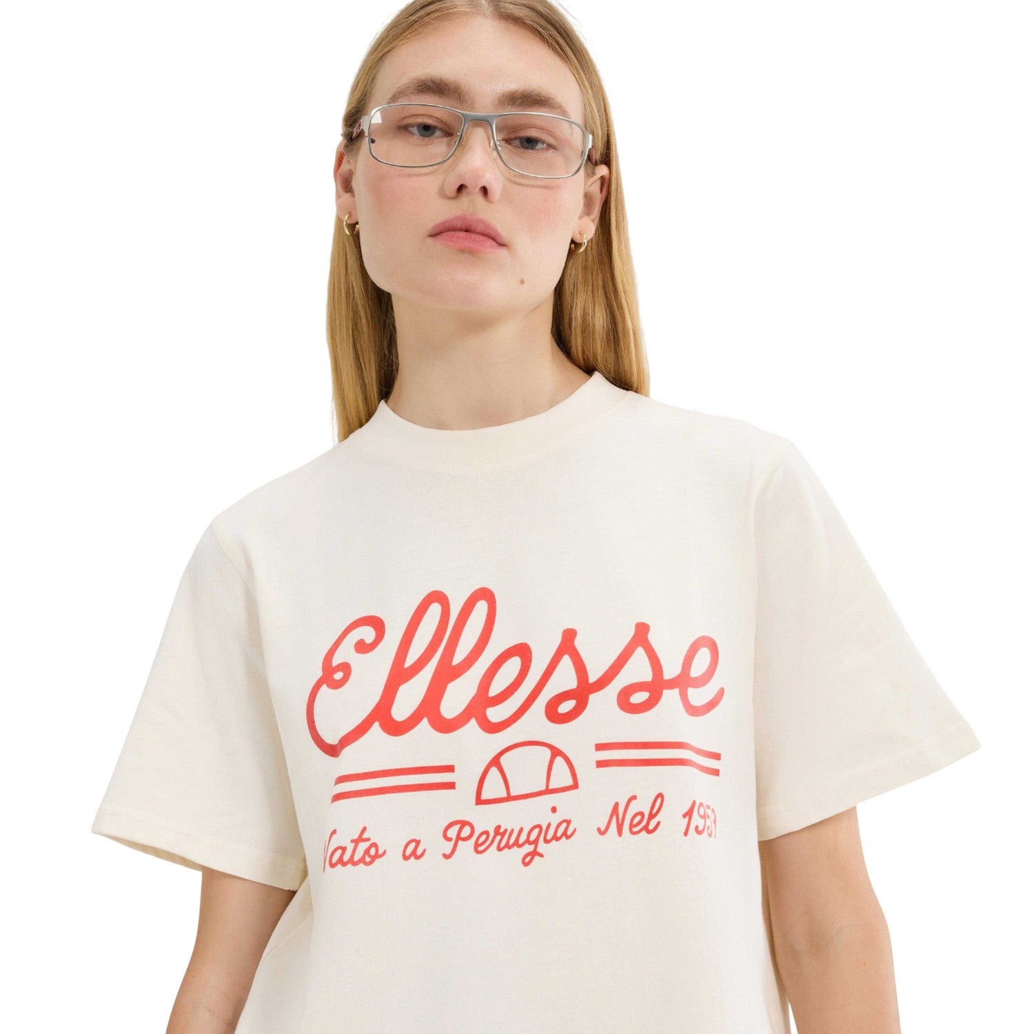 Off White - Side - Ellesse Womens-Ladies L´Anse T-Shirt