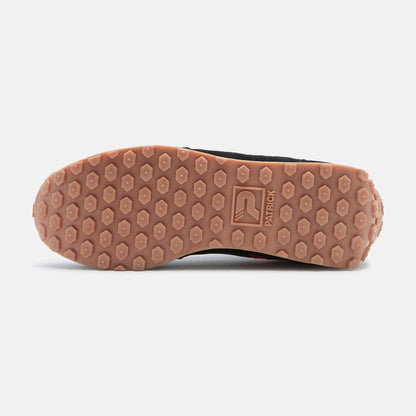 Black-Orange - Lifestyle - Patrick Mens Monza Suede Trainers