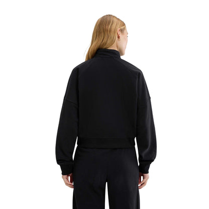Black - Back - Ellesse Womens-Ladies Carrera Quarter Zip Sweatshirt
