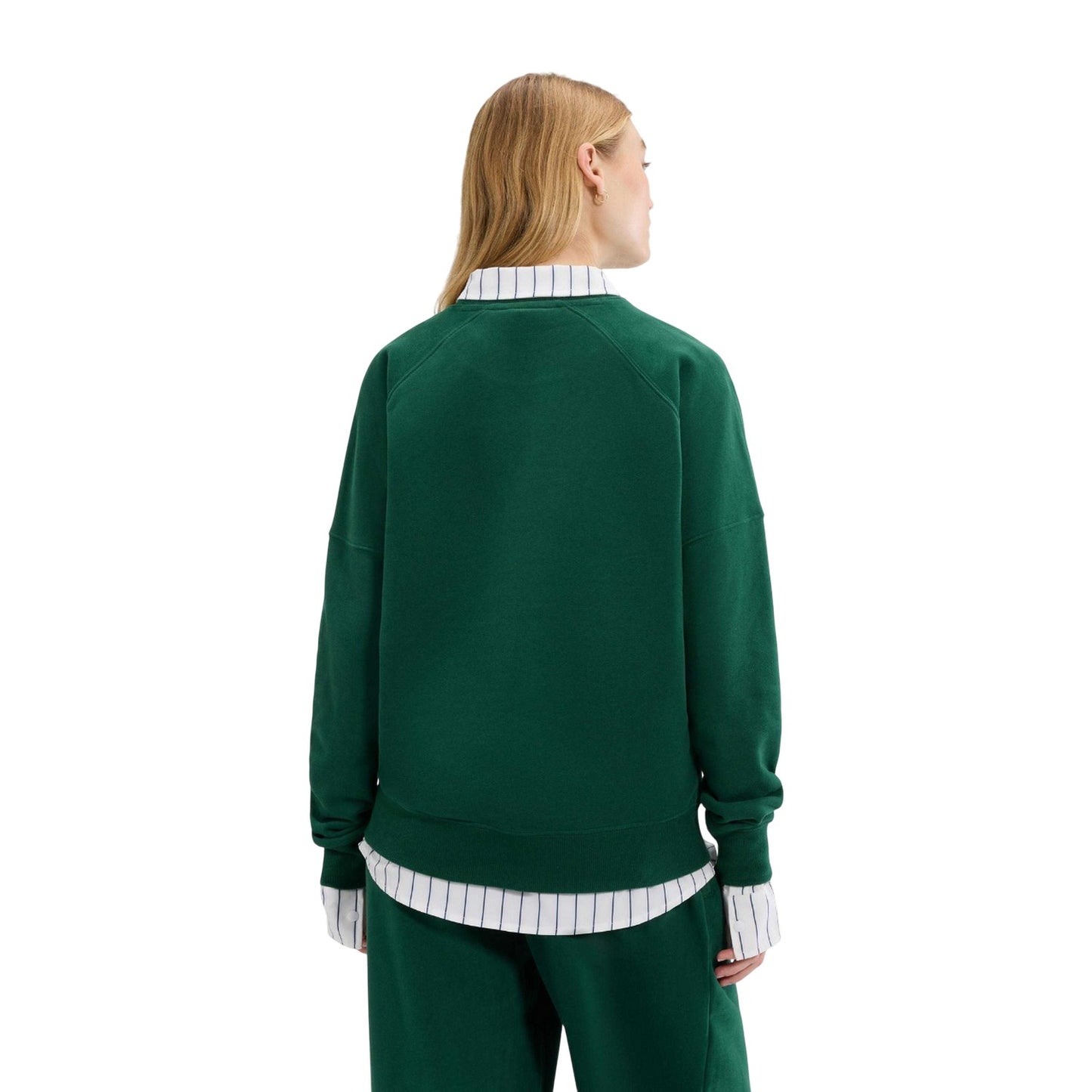 Dark Green - Back - Ellesse Womens-Ladies Chieuti Sweatshirt