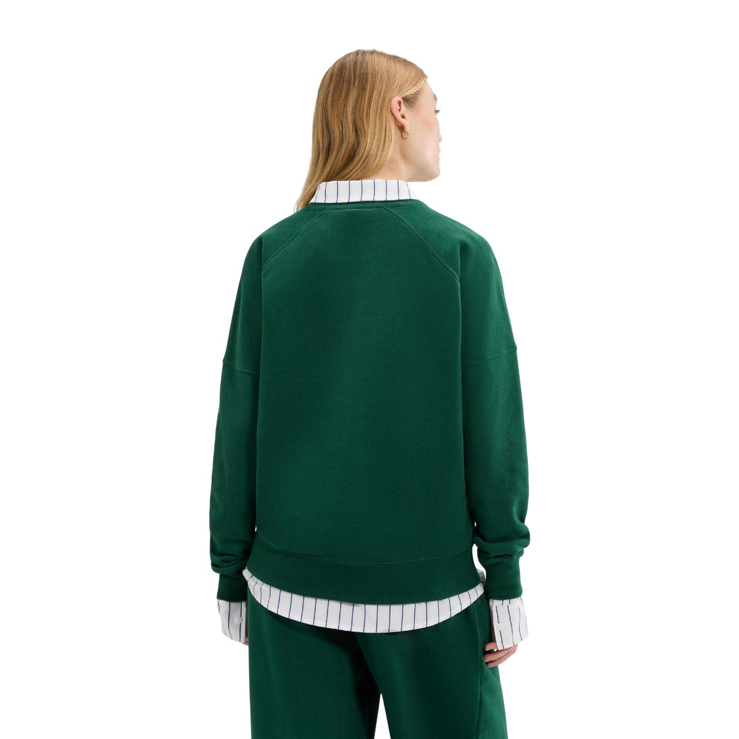 Dark Green - Back - Ellesse Womens-Ladies Chieuti Sweatshirt