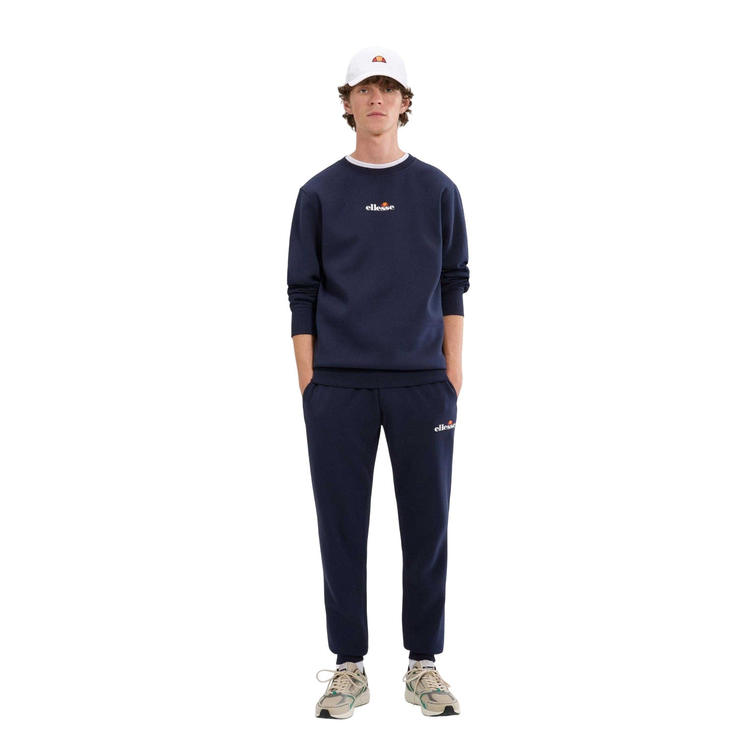 Navy - Pack Shot - Ellesse Mens Kiamto 2 Sweatshirt