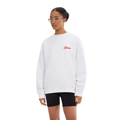 White - Front - Ellesse Womens-Ladies Lo Sbuffo Sweatshirt