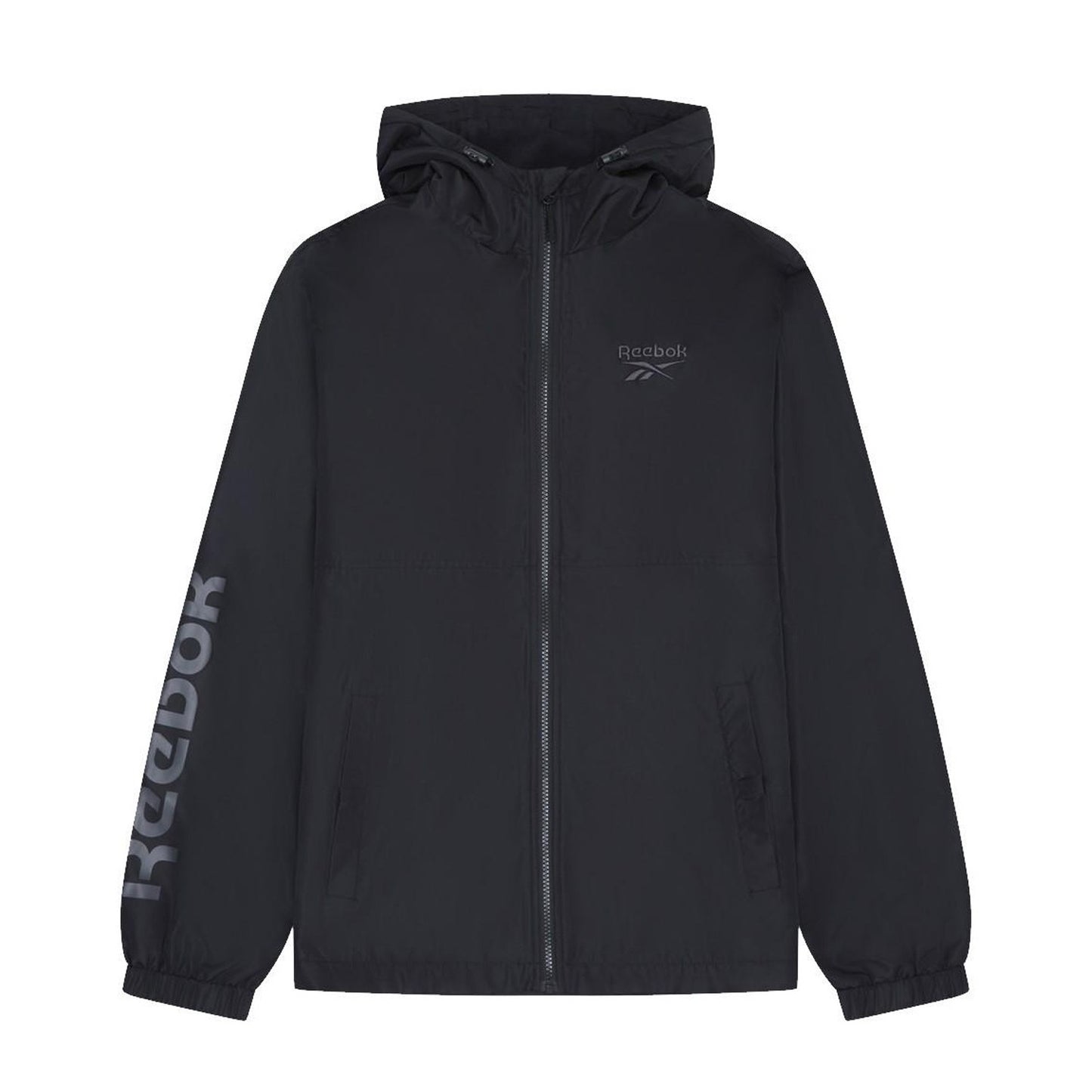 Black - Front - Reebok Mens RB1538 Windbreaker