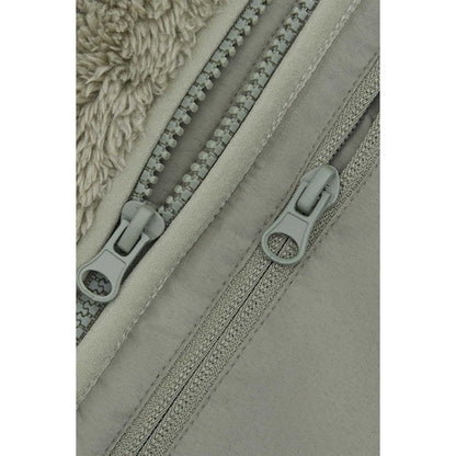 Sage - Side - Reebok Womens-Ladies Double Monkey Fleece Jacket