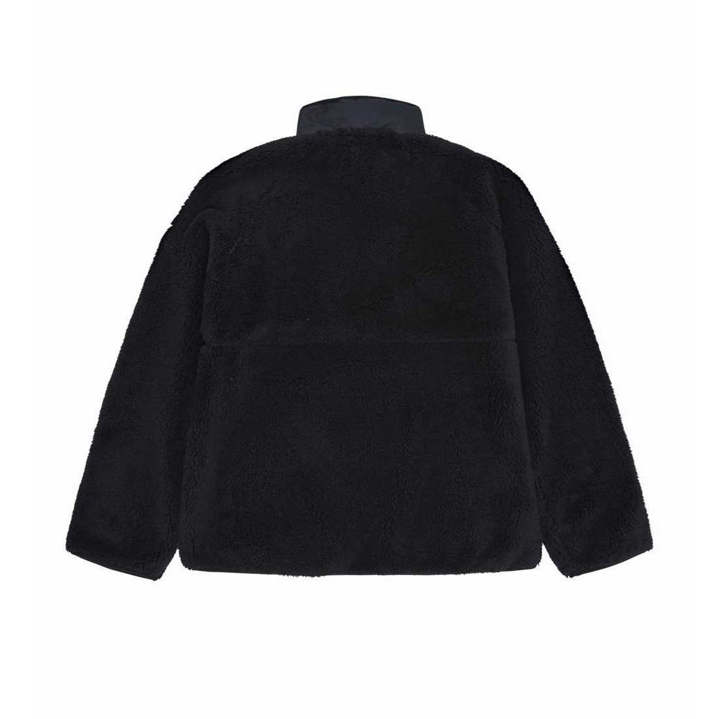 Black - Back - Reebok Womens-Ladies Double Monkey Fleece Jacket