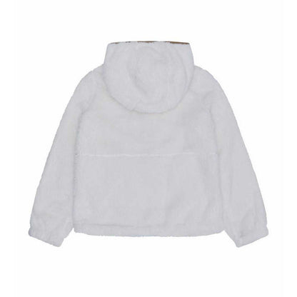 Cream - Back - Reebok Womens-Ladies Double Monkey Fleece Jacket