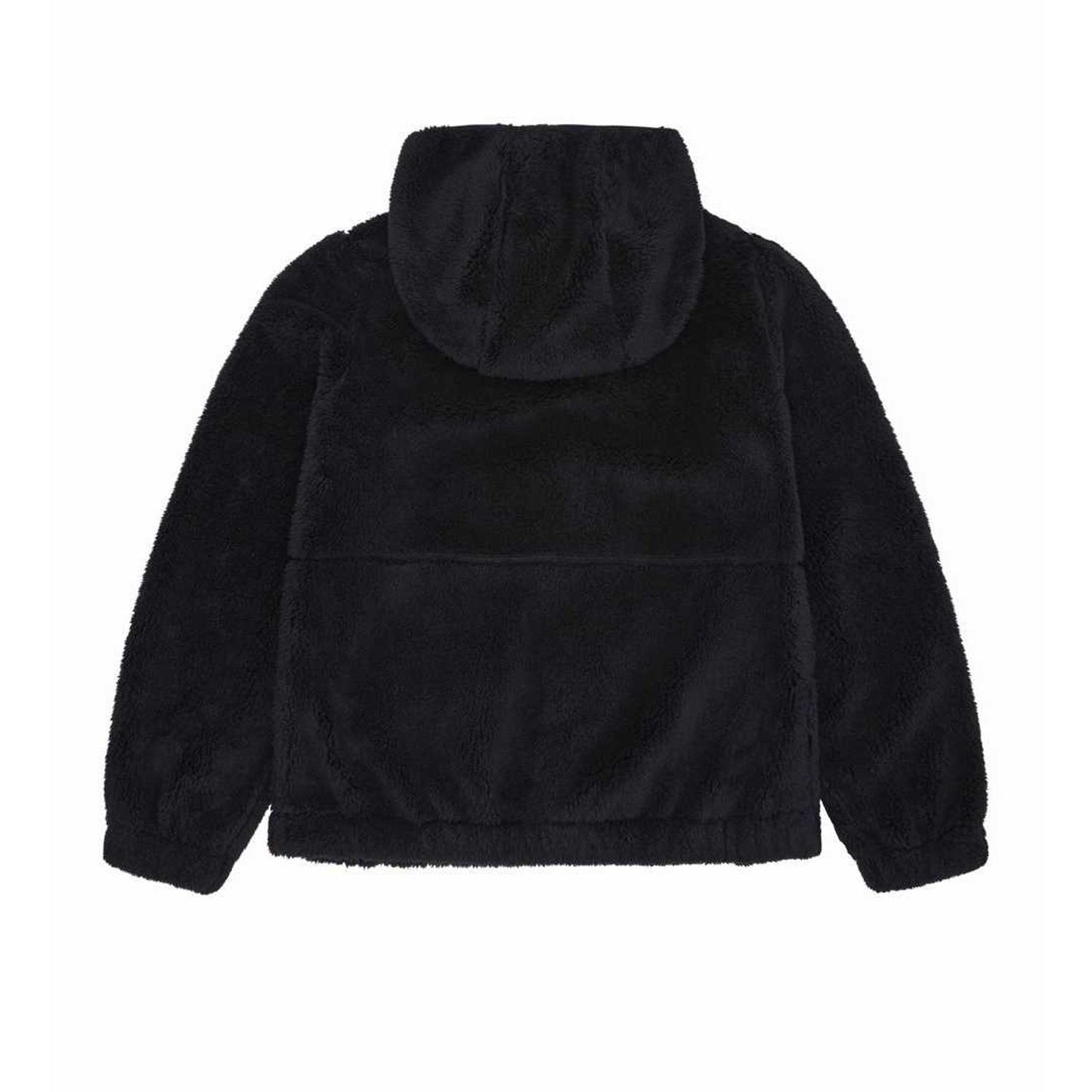 Black - Back - Reebok Womens-Ladies Double Monkey Fleece Jacket