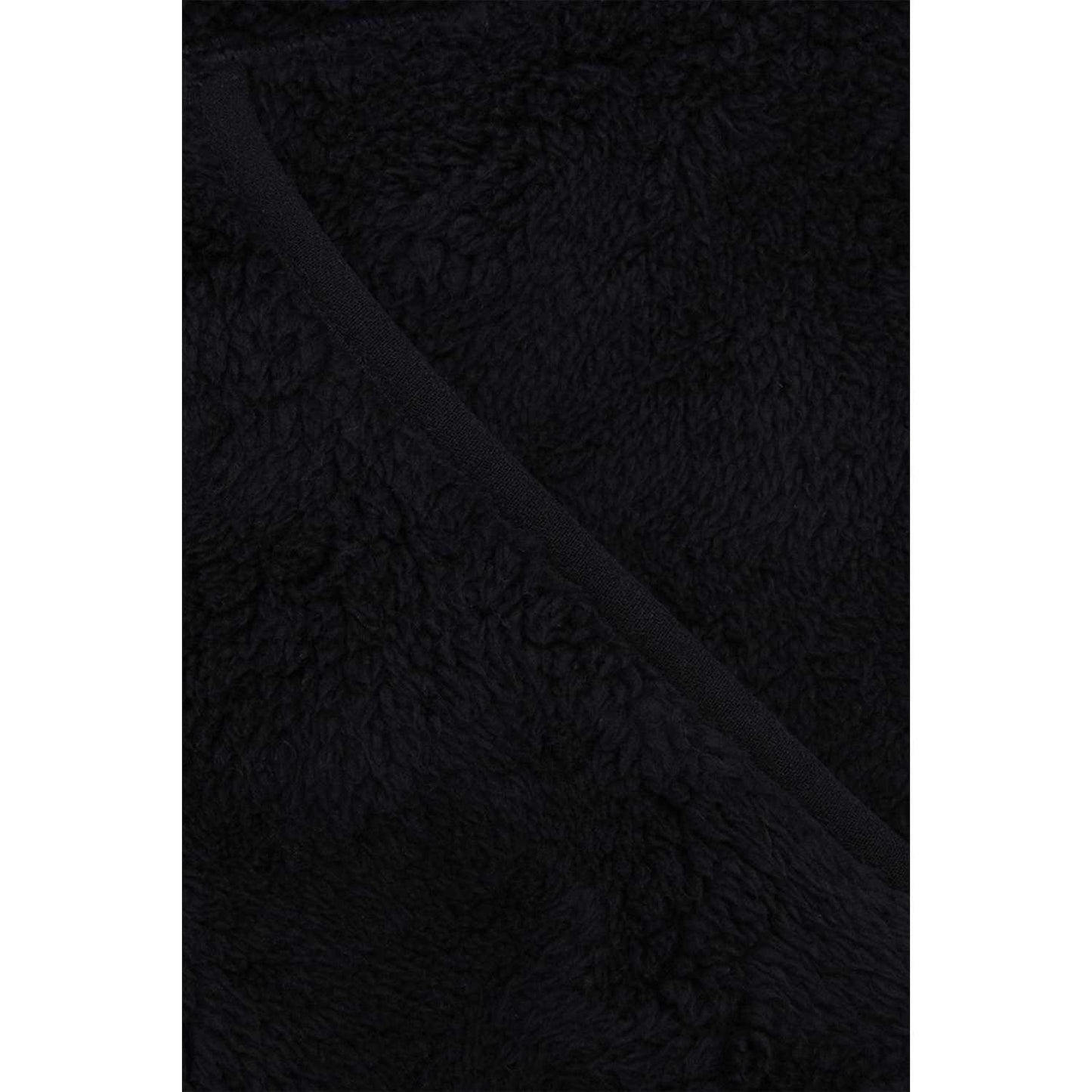 Black - Side - Reebok Womens-Ladies Double Monkey Fleece Jacket