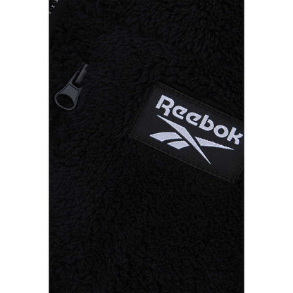 Black - Lifestyle - Reebok Womens-Ladies Double Monkey Fleece Jacket