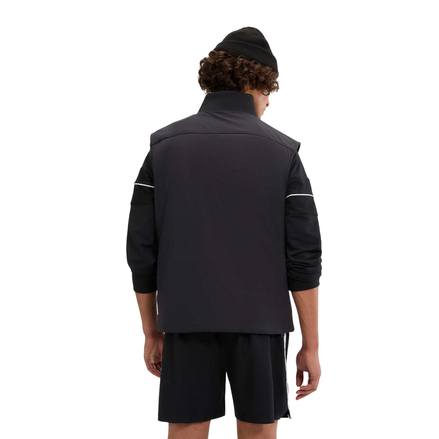 Black - Back - Ellesse Mens Rushano Gilet