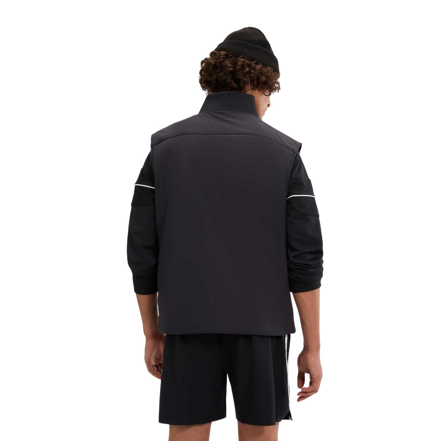Black - Back - Ellesse Mens Rushano Gilet
