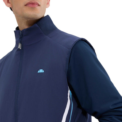 Navy - Side - Ellesse Mens Rushano Gilet