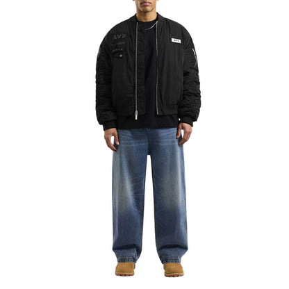 Black - Lifestyle - AVX Mens MA1 Bomber Jacket