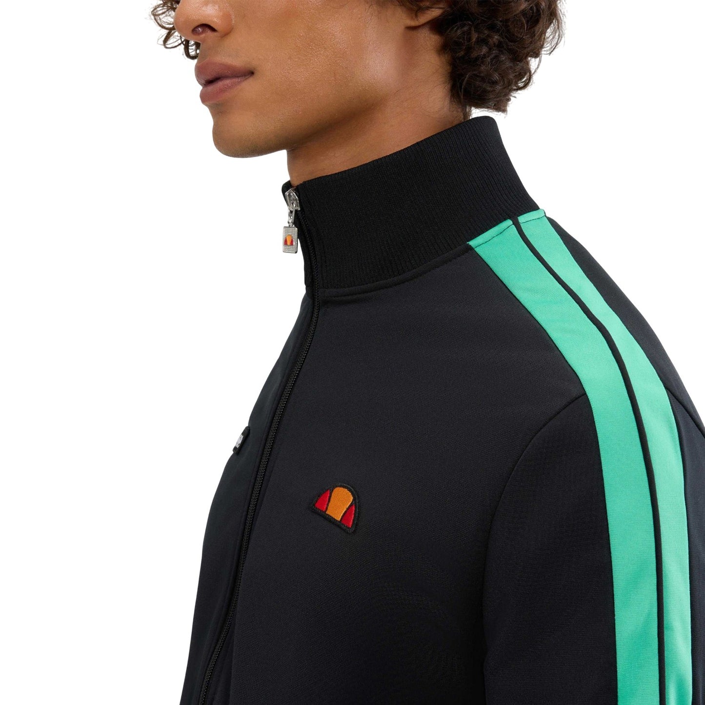 Black - Side - Ellesse Mens Cervinio Track Top