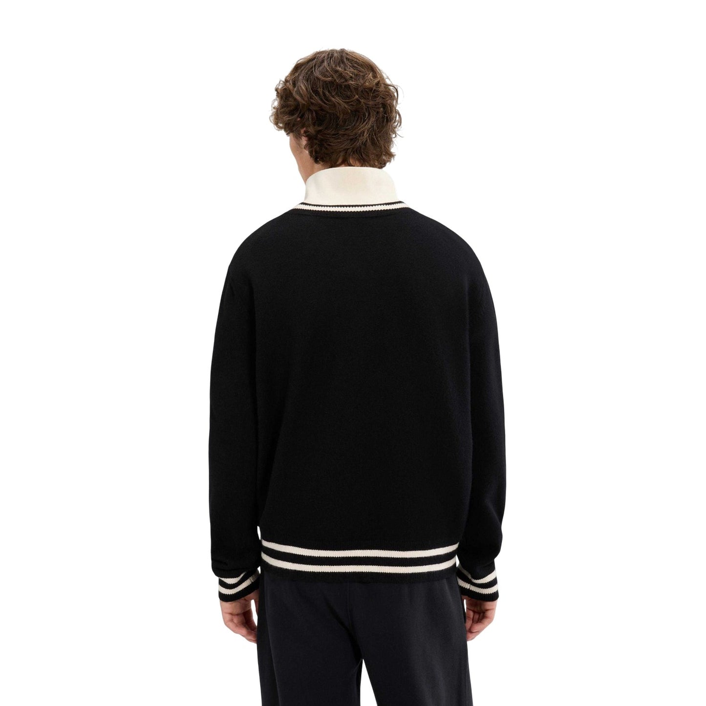 Black - Back - Ellesse Mens Giocios Knitted Sweater Top