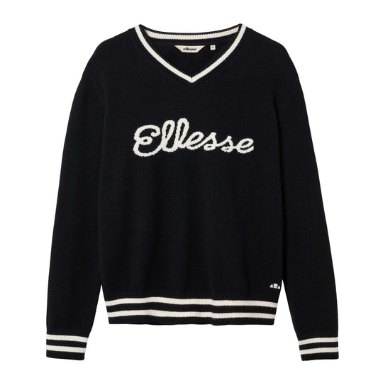 Black - Front - Ellesse Mens Giocios Knitted Sweater Top