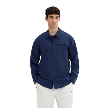 Navy - Side - Ellesse Mens Revonali Shirt