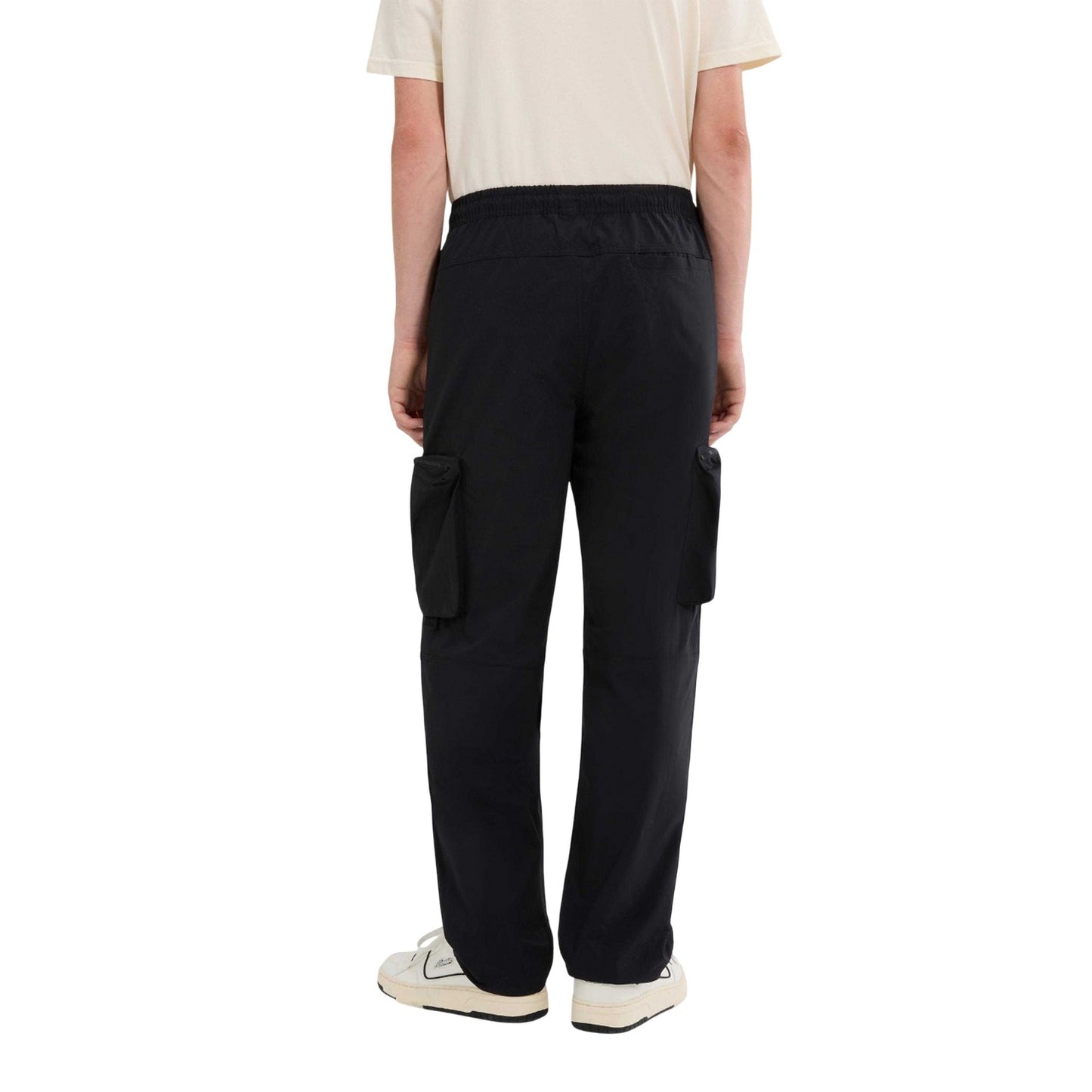 Black - Back - Ellesse Mens Squadron Cargo Trousers