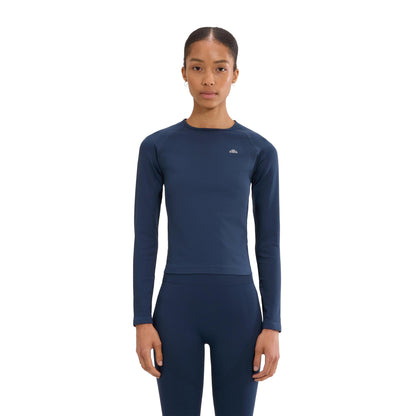 Navy - Front - Ellesse Womens-Ladies D´Irene Long-Sleeved T-Shirt