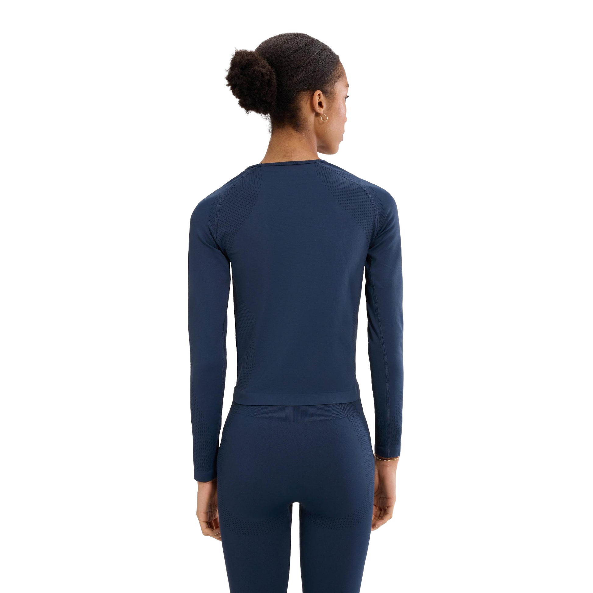 Navy - Back - Ellesse Womens-Ladies D´Irene Long-Sleeved T-Shirt