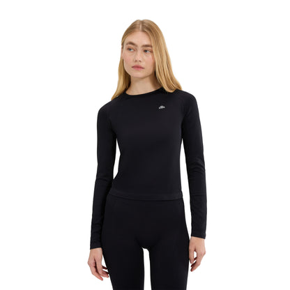 Black - Front - Ellesse Womens-Ladies D´Irene Long-Sleeved T-Shirt