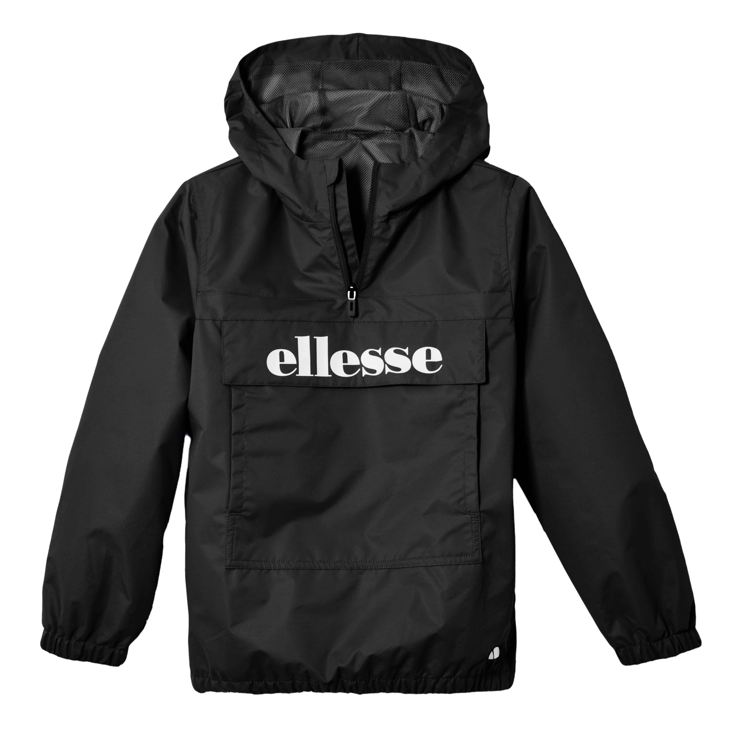 Black - Front - Ellesse Boys Dplazo Overhead Jacket