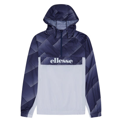 Navy-White - Front - Ellesse Mens Fiorisa Windrunner Jacket
