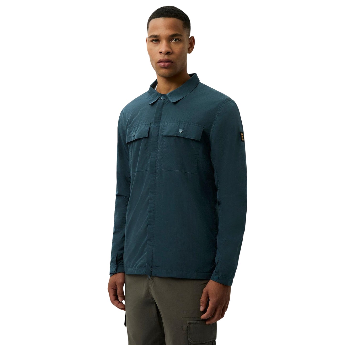 Dark Blue - Front - Patrick Mens Jackson Overshirt