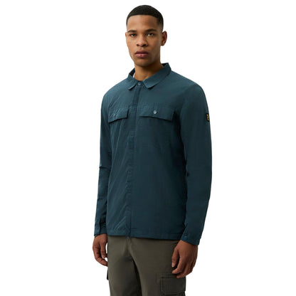 Dark Blue - Front - Patrick Mens Jackson Overshirt