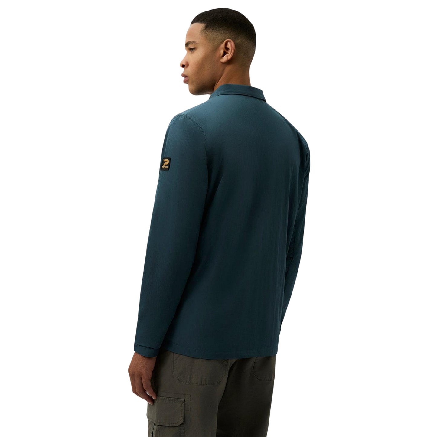 Dark Blue - Back - Patrick Mens Jackson Overshirt