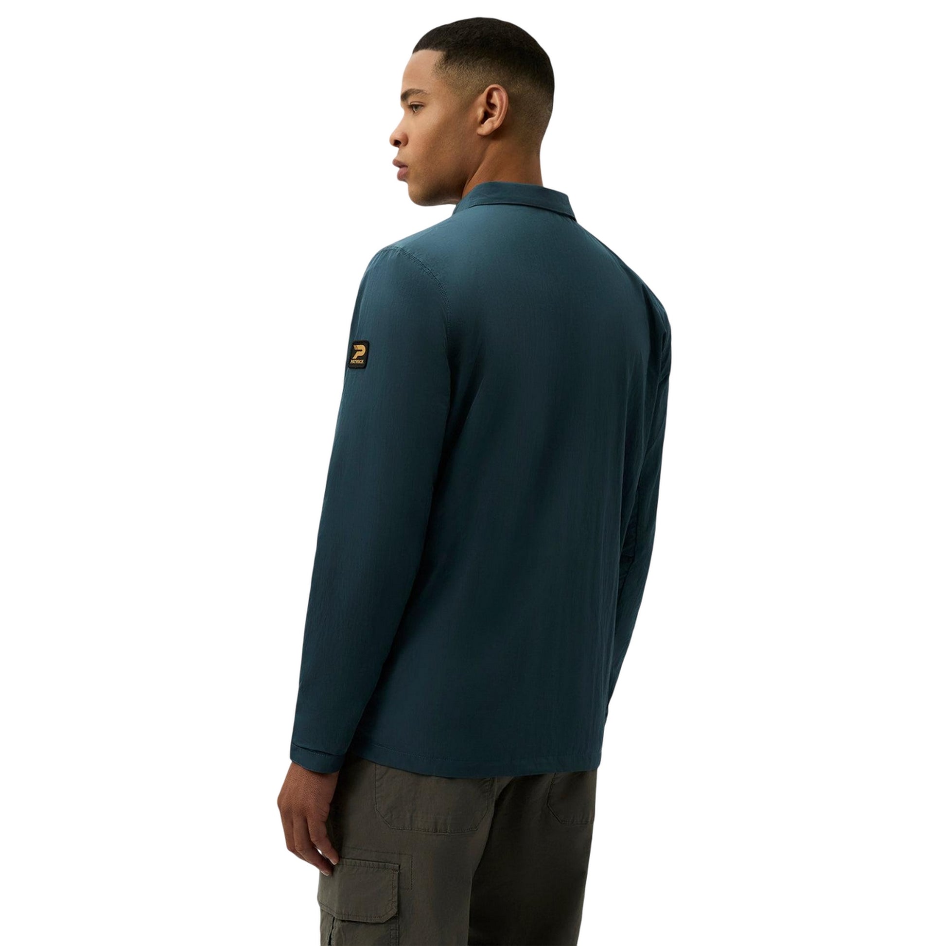 Dark Blue - Back - Patrick Mens Jackson Overshirt