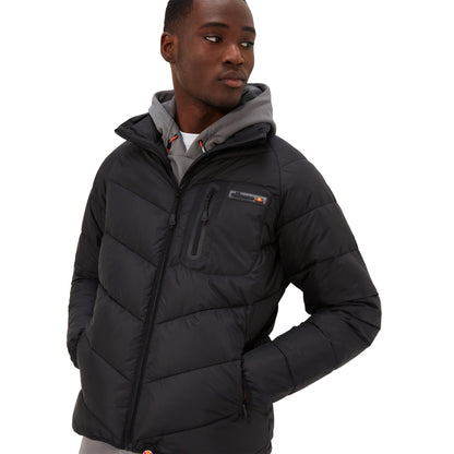 Black - Side - Ellesse Mens Lalizo Puffer Jacket