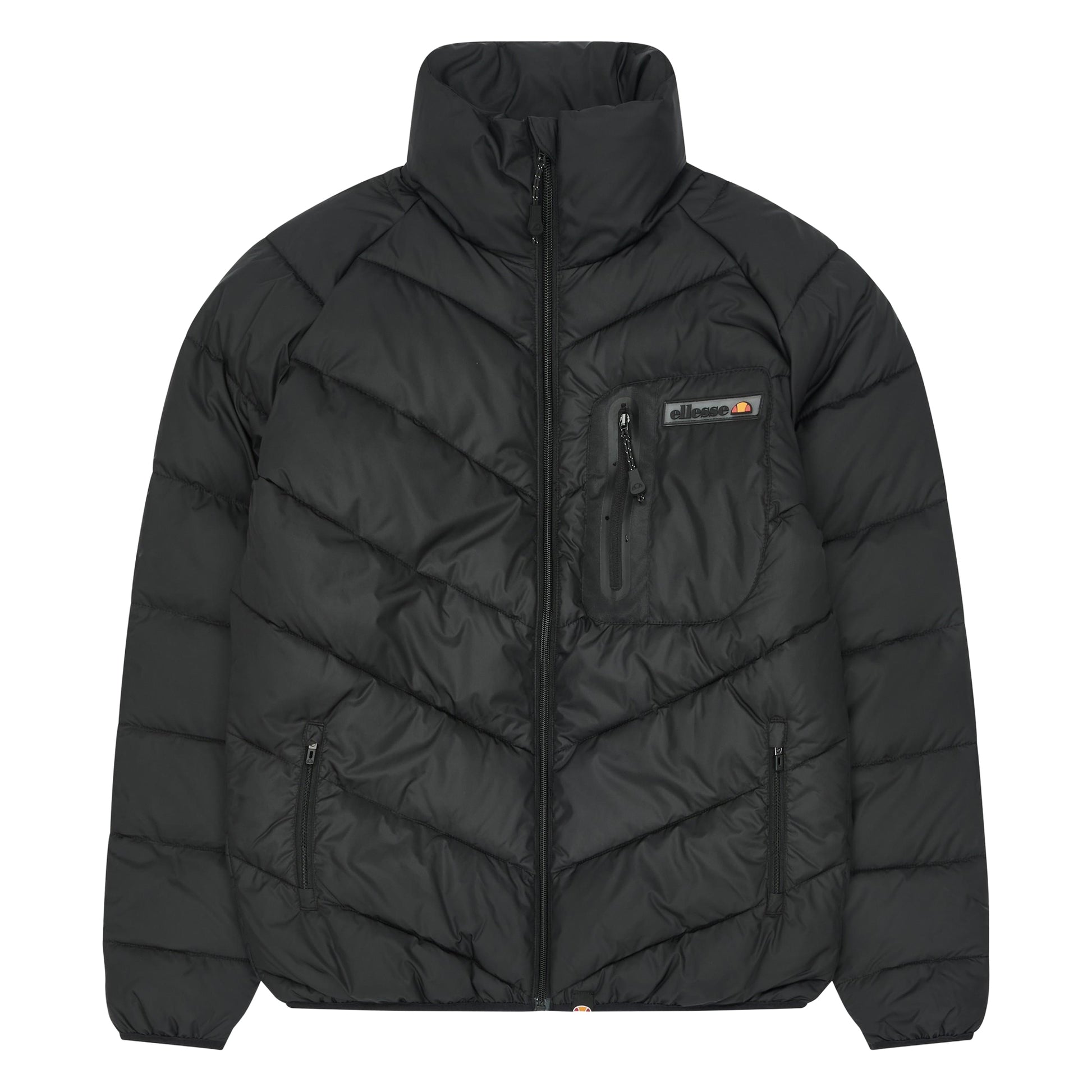 Black - Front - Ellesse Mens Lalizo Puffer Jacket