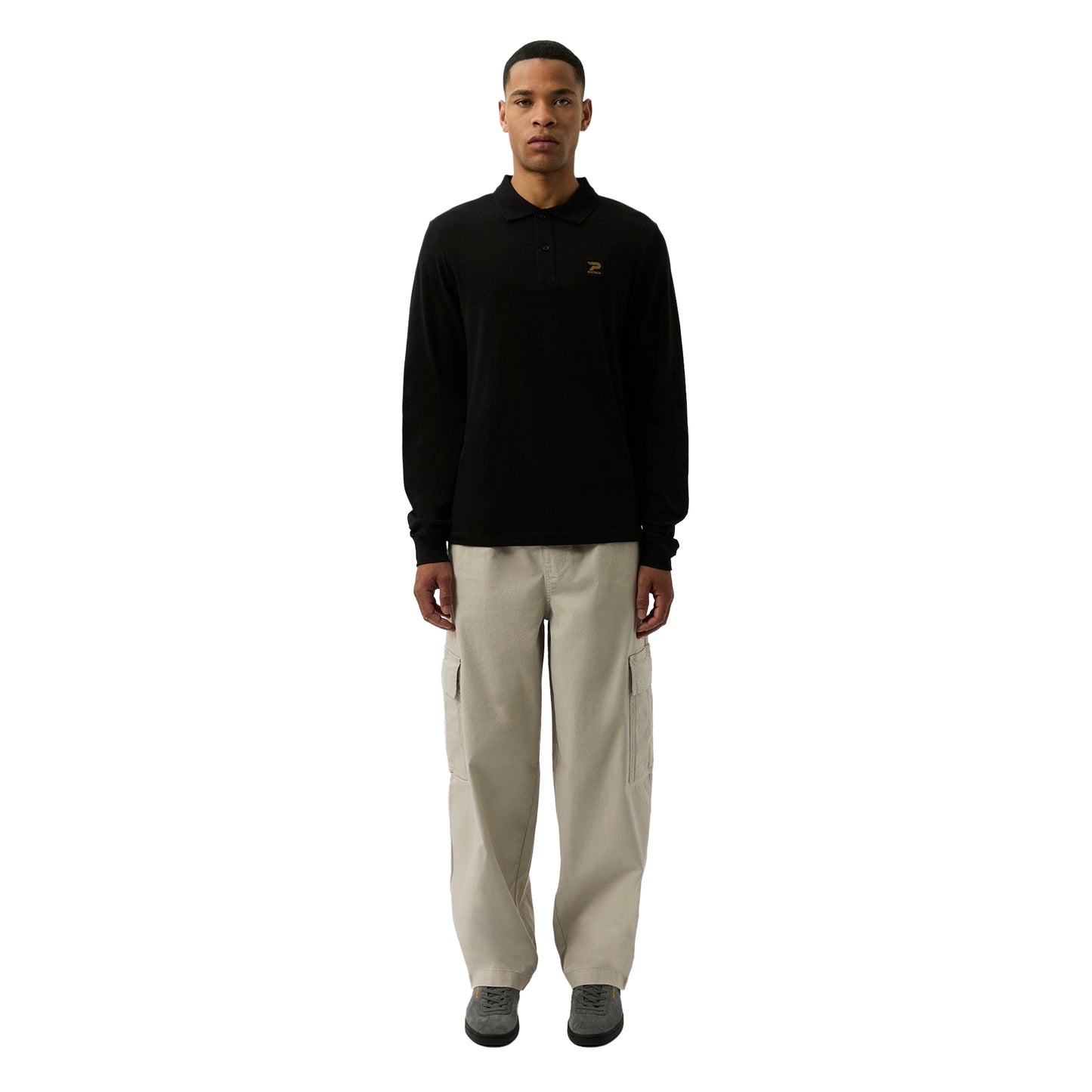 Black - Lifestyle - Patrick Mens Luca Polo Shirt