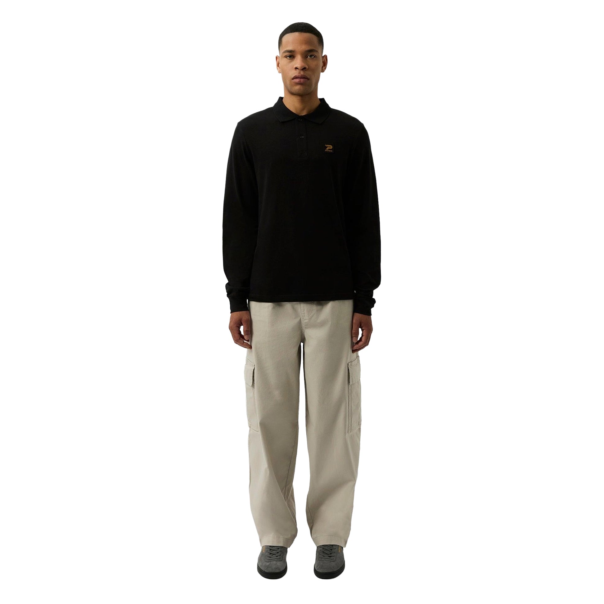 Black - Lifestyle - Patrick Mens Luca Polo Shirt