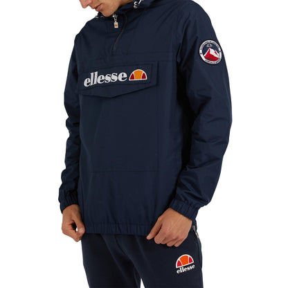 Navy - Back - Ellesse Mens Mont 2 Overhead Jacket