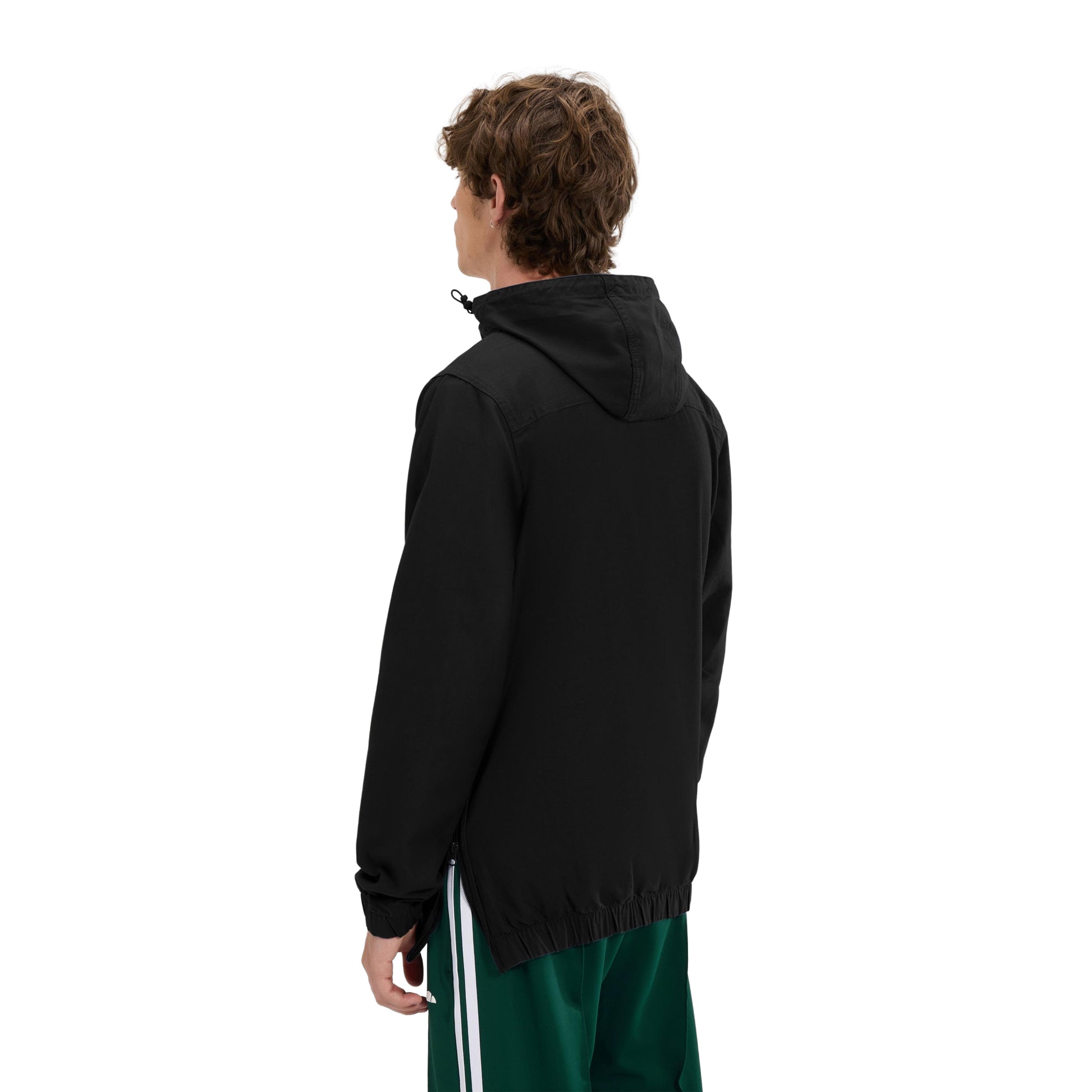 Black - Back - Ellesse Mens Mont 3 Overhead Jacket