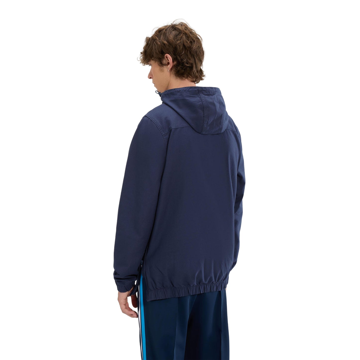 Navy - Back - Ellesse Mens Mont 3 Overhead Jacket
