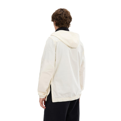 Off White - Back - Ellesse Mens Mont 3 Overhead Jacket