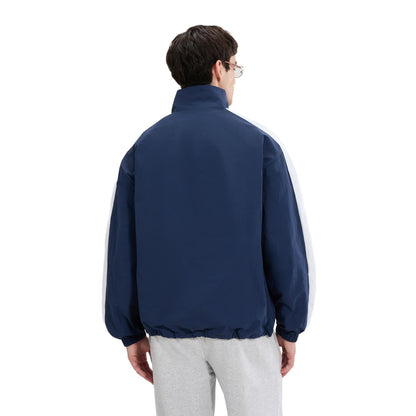 Navy - Back - Ellesse Mens Weslia Overhead Jacket