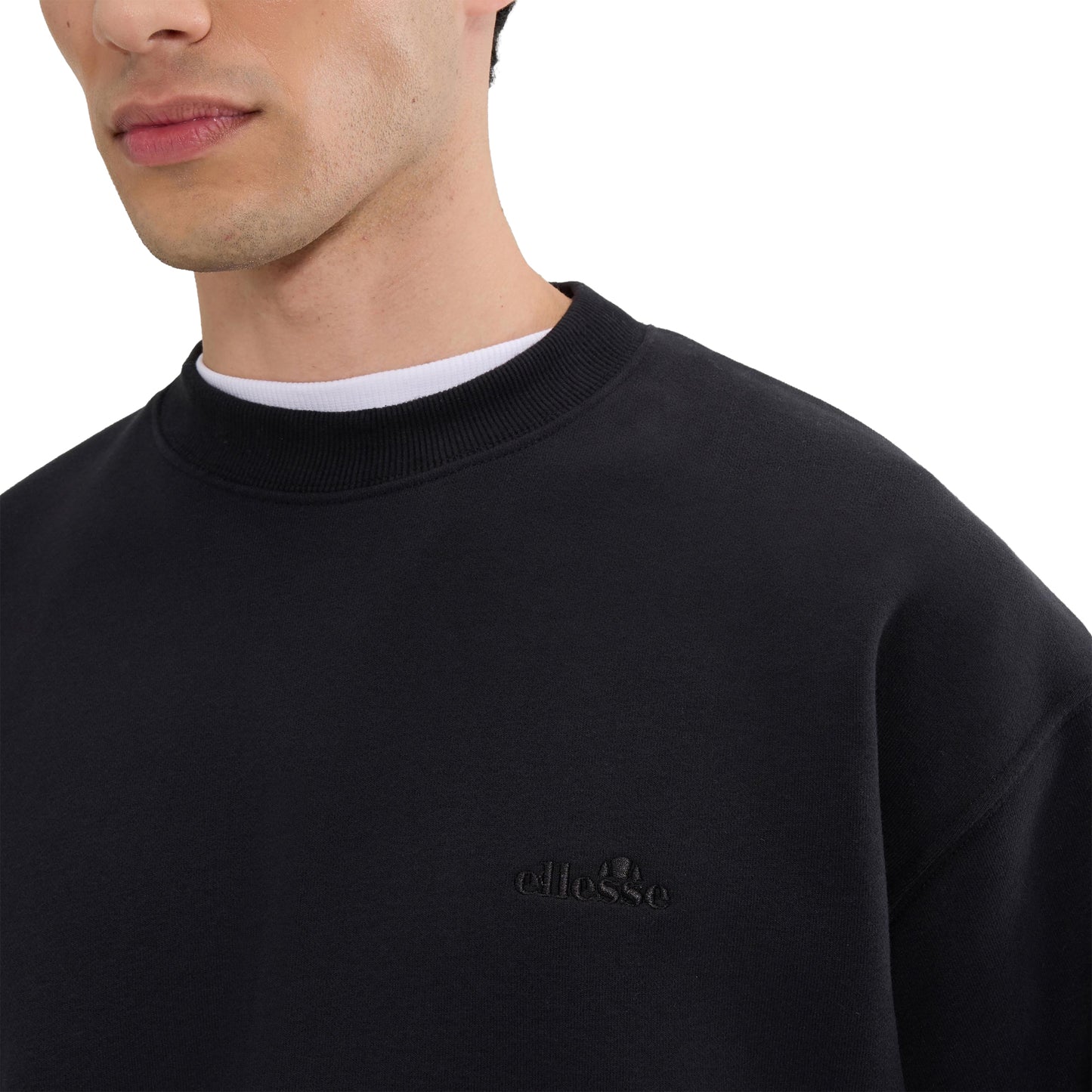 Black - Side - Ellesse Mens Rafori Sweatshirt