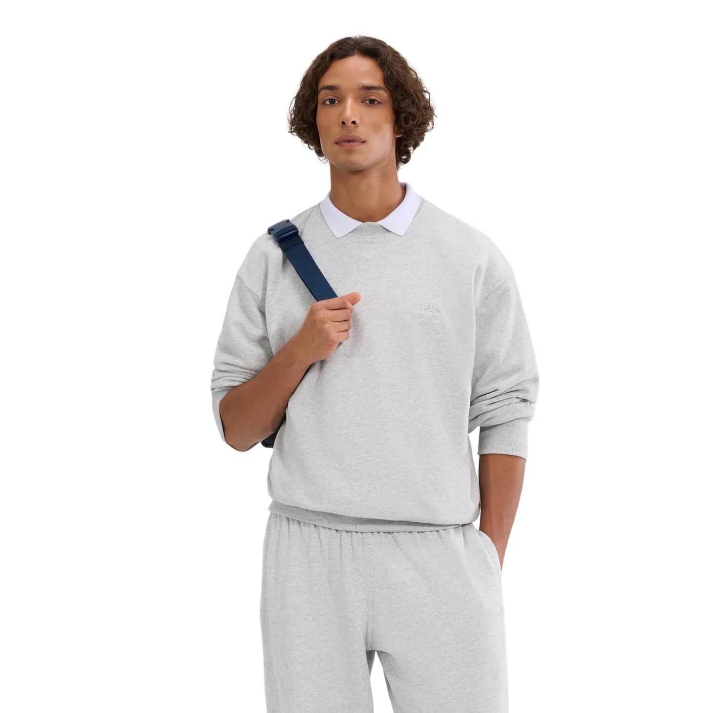 Light Grey Marl - Front - Ellesse Mens Rafori Sweatshirt