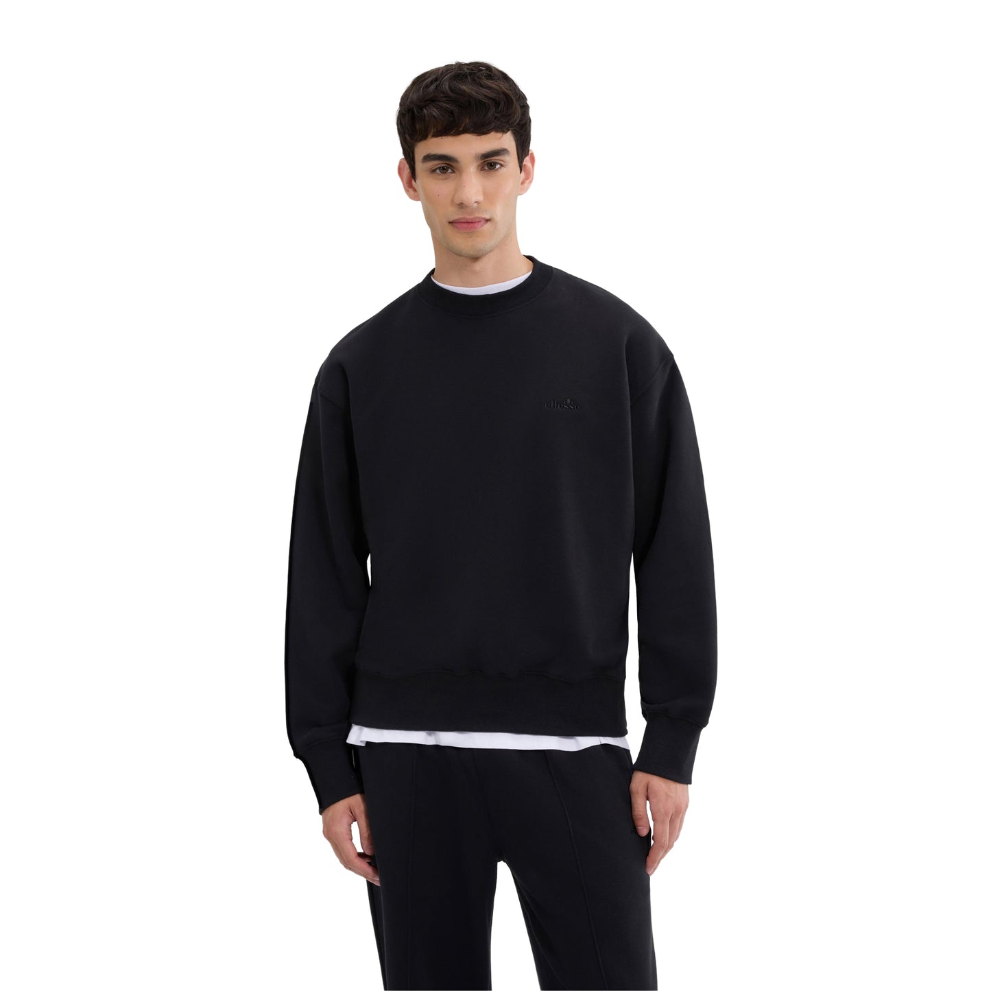 Black - Front - Ellesse Mens Rafori Sweatshirt